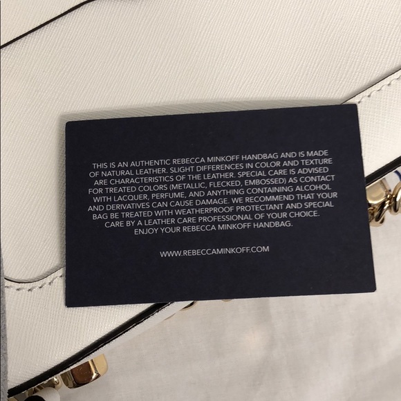 Rebecca Minkoff Avery White Bag with gold hardware - Picture 5 of 7